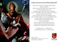 Gebet Bischof dt Gebet Bischof dt